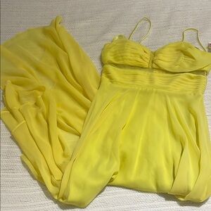 Adrianna Papell Vibrant Yellow Dress